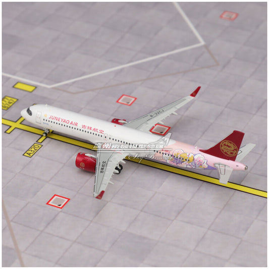 1:400 JC Wings Juneyao Airlines AIRBUS A321neo Passenger Airplane Diecast Model