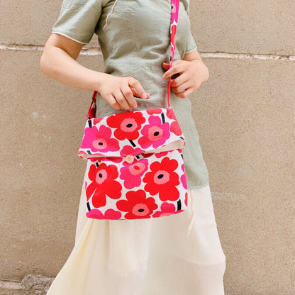 Fashion Colorful Elegant Canvas Unikko Poppy Tote Bag,Shopping Bag For Her