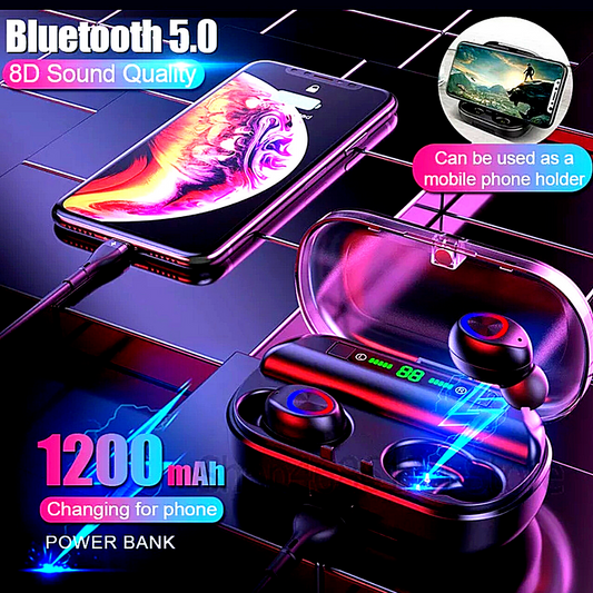 Audifonos inalambricos Bluetooth 5.0 Auriculares Para Telefonos Tablet Universal