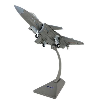 1:60 38CM Chinese J-20 Stealth Fighter Airplane Diecast Military Aircraft Model