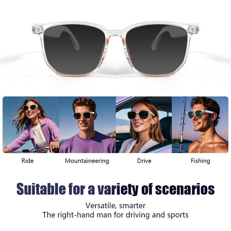 Smart Glasses Wireless Bluetooth Music Stereo Headset Audio Speaker Handsfree