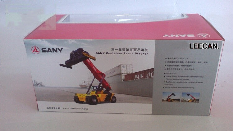 1:50 SANY Container Reach Stacker Construction Machine Equipment Diecast Model