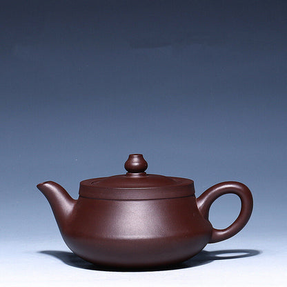 5.9" Chinese Yixing Zisha Original Ore Qingshui Clay Tea Pot Marked Home Collect