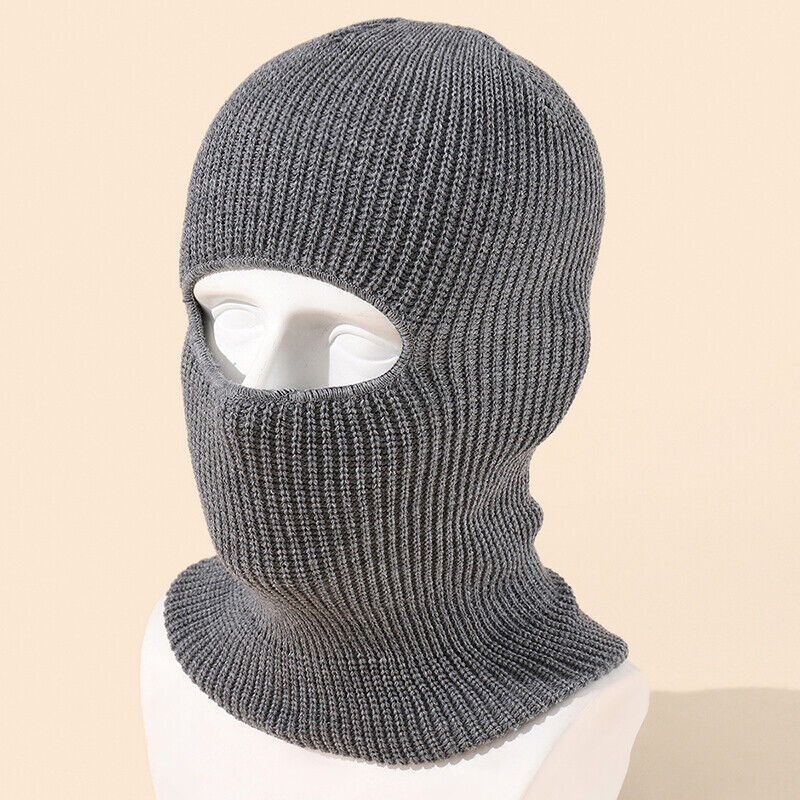 Fashion 1-Hole Ski Hat Knitted Face Cover Winter Butterfly Cloth Sticker