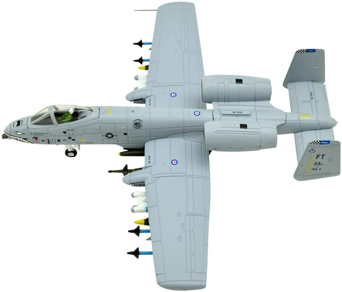 1:100 A-10 Thunderbolt II Ground Attack Aircraft Metal Plane Model,US Air Force