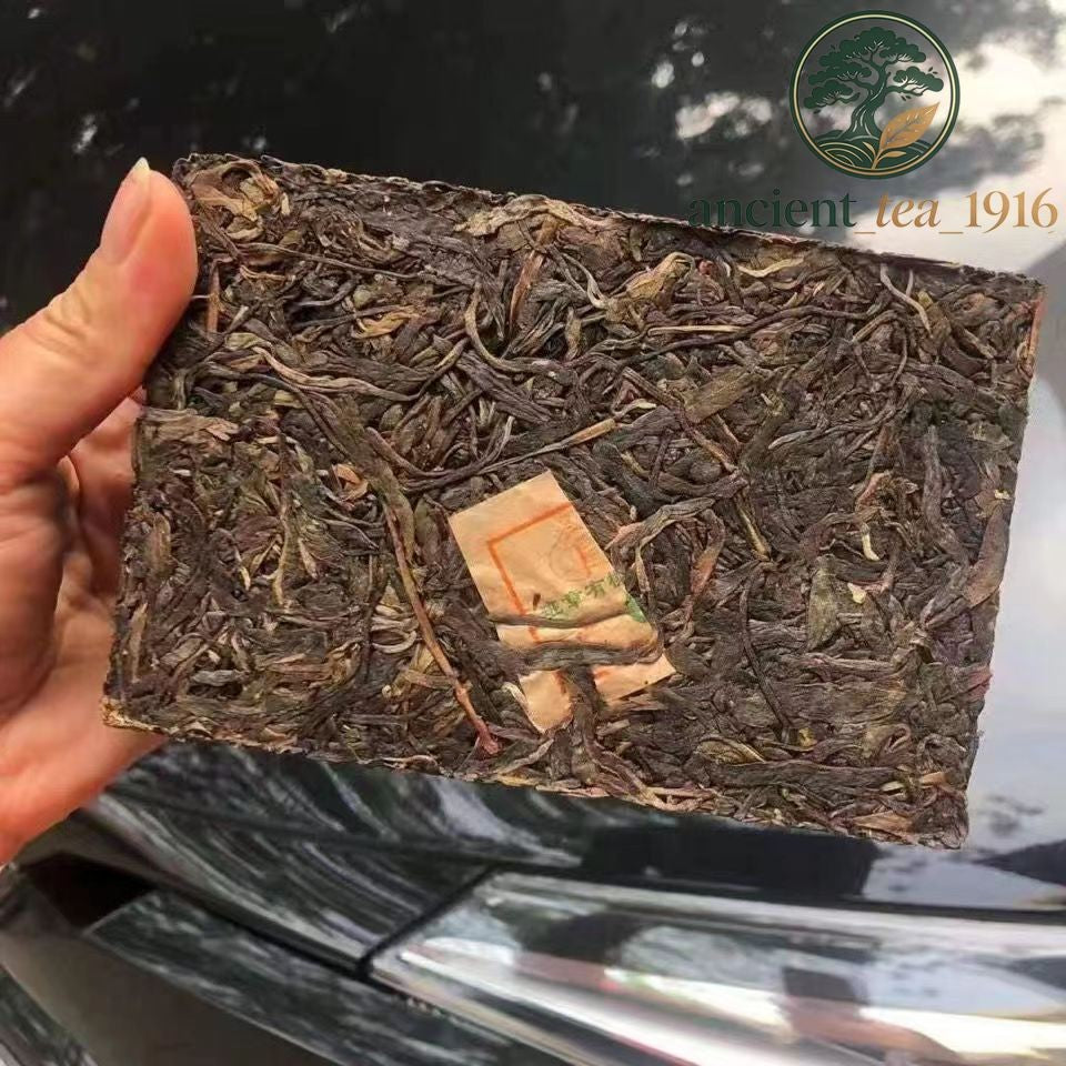 500g 2003Yunnan Pu'er Tea Banzhang Spring Puer Raw Tea Brick Old Puerh Tea