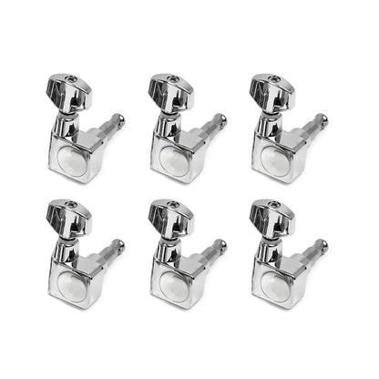 6 Right Electric Guitar Tuners Tuning Pegs Keys Metal Heads For Fender ST TL