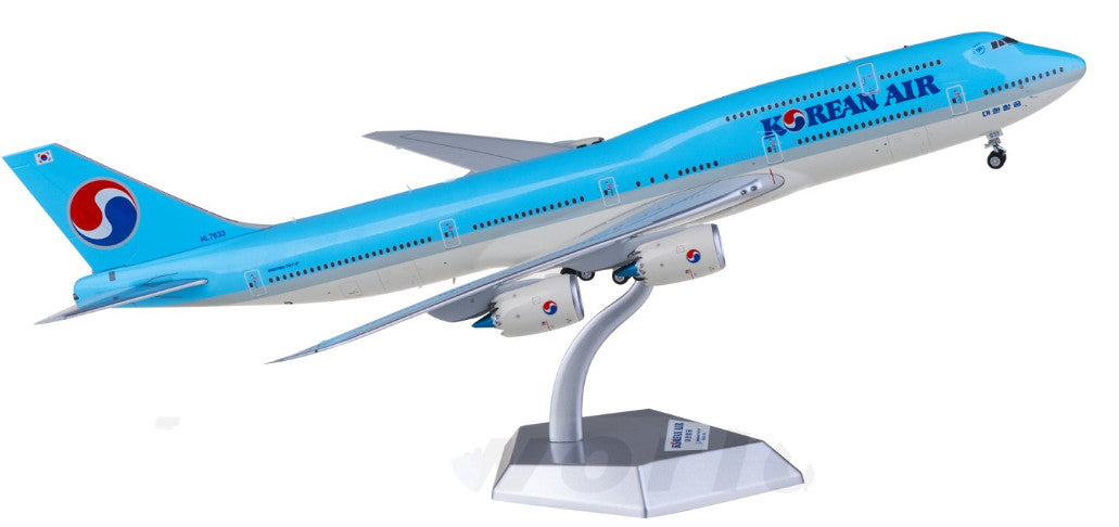 38CM 1:200 SQ Wings Korean Air Boeing 747-8 Passenger Airplane Diecast Model