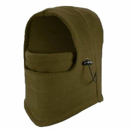 Winter Hat Thermal Fleece Balaclava Hat Hooded Neck Warmer Hiking Scarves Masks