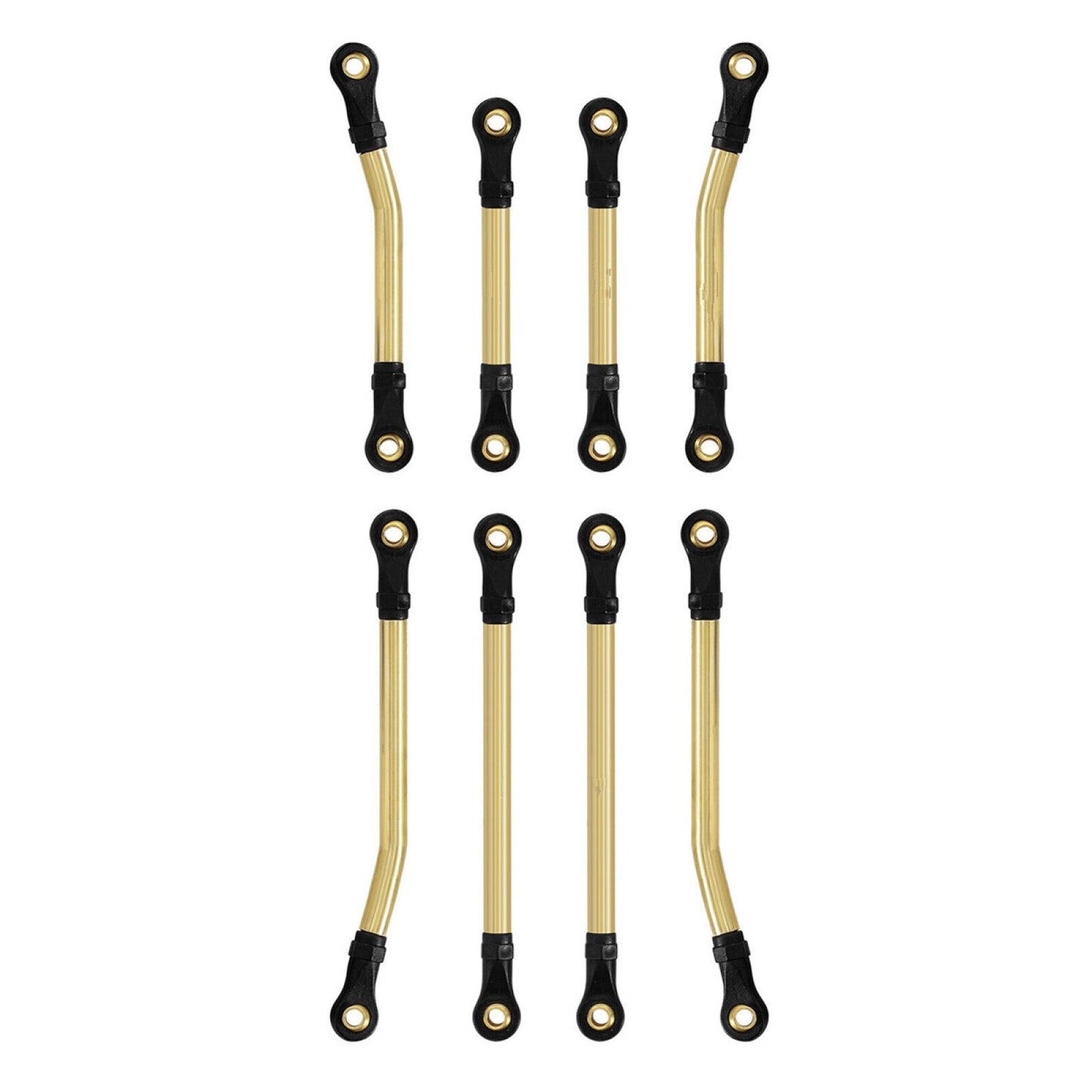 8PCS/Set Brass High Clearance Links Kit for Traxxas TRX4M 1/18 RC Car Upgrades