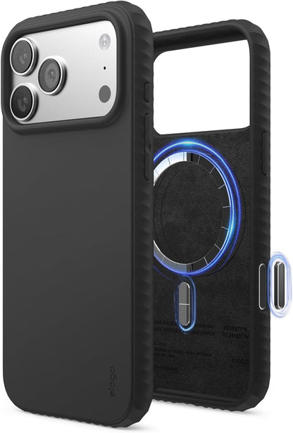 Magnetic Ridge for Iphone 17 Pro Max Case, Premium Magnetic Silicone Case, Compa