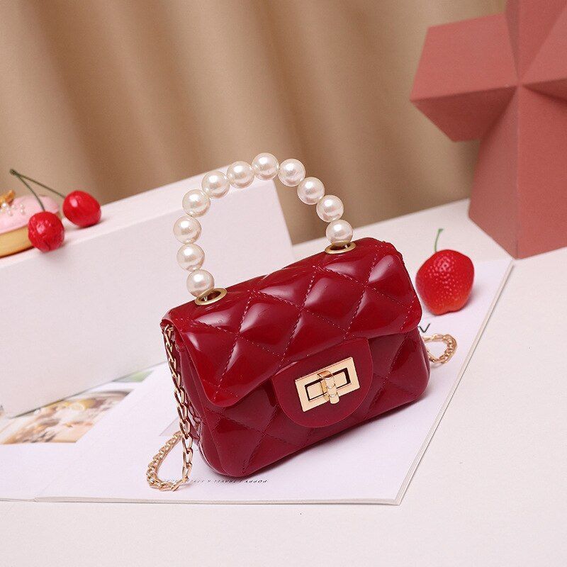 Handbag Synthetic Leather Small Shoulder Bags Cosmetic Little Square Chain Purse