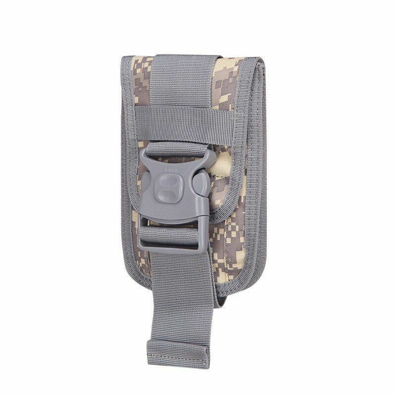 Tactical Phone Holder Outdoor Belt Waist Bag Utility Vest Multifunction Nylon