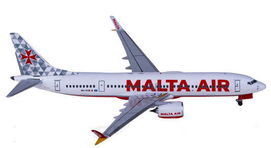 1:400 AeroClassics MALTA AIR BOEING 737 MAX 8 Passenger Airplane Diecast Model