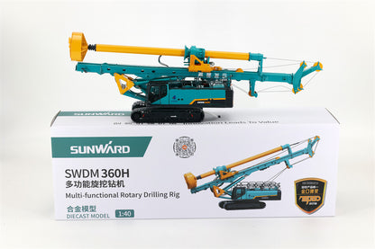 1:40 SUNWARD SWDM360H Multi-functional Rotary Drilling Rig Machine Diecast Model