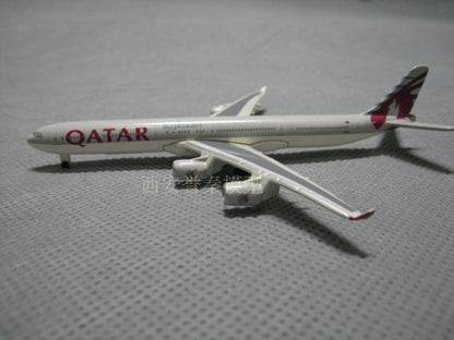 NEW 1:600 Metal QATAR Airways AIRBUS A340-600 Diecast Model