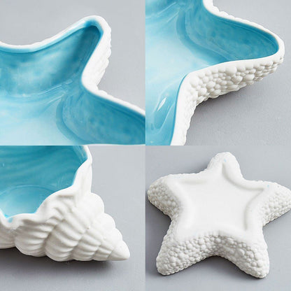 Ceramic Shell Storage Storage Modern Home Decoration Living Room Bedroom Desktop