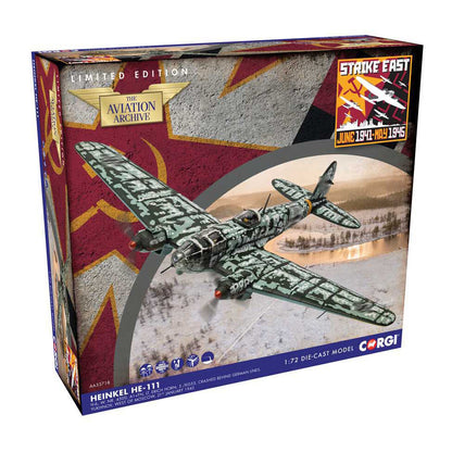 1:72 Corgi Heinkel He III Operation Barbarossa Fighter Diecast Bomber Model