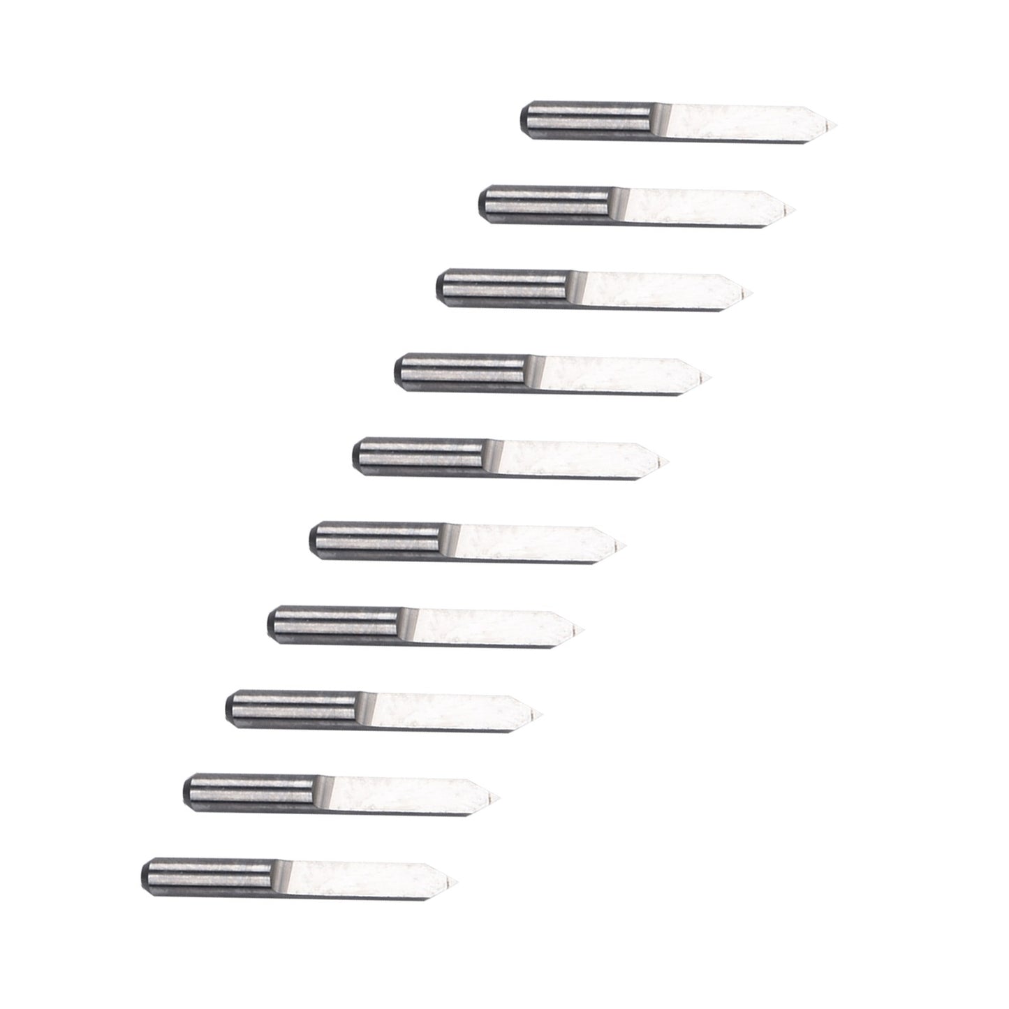 10pcs 3.175mm*0.1mm Engraving Bits CNC Router Tool 60° Degree V-shape G