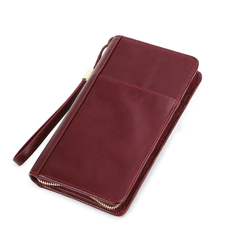 Men Passport Cover Travel Wallets ID Card Bag Organizer Document Pouch