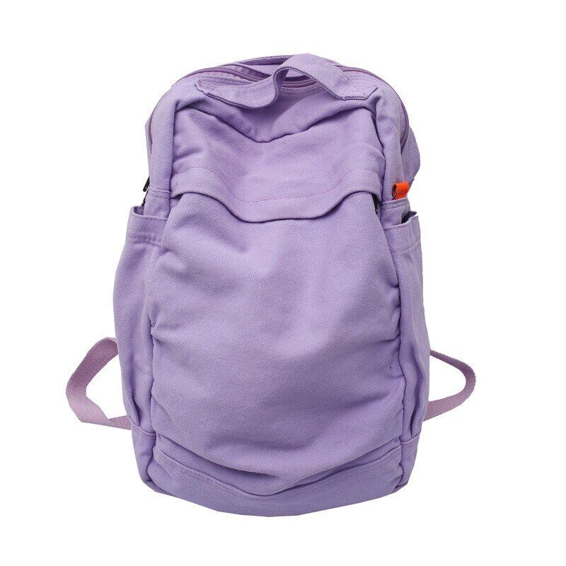Women Backpack Canvas Rucksack Daypack School Bag for Unisex Book Bag