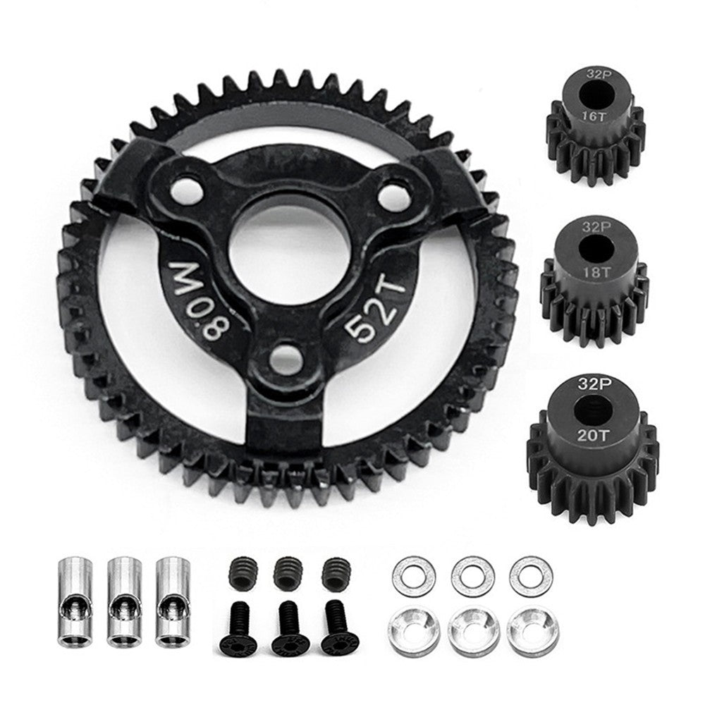0.8M 32P Spur Gear 50T 52T 56T 60T For Traxxas Slash 2WD VXL XL-5 Bandit 1/10 F