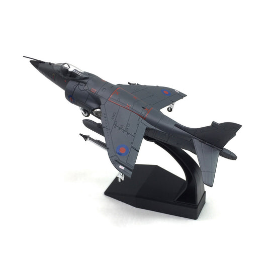 UK Air Force 1982 Sea Harrier Fighter 1:72 FRS MKI Statue Model Alloy Aircraft b
