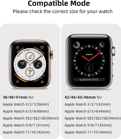 2 Pack Stretchy Nylon Solo Loop Compatible with Kids Apple Watch Bands 38Mm 40Mm