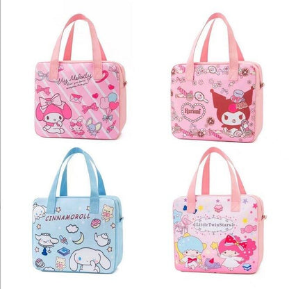 Cute My Melody Lunch Box Case Bag Storage Bag Handbag Iinsulation Picnic Bag