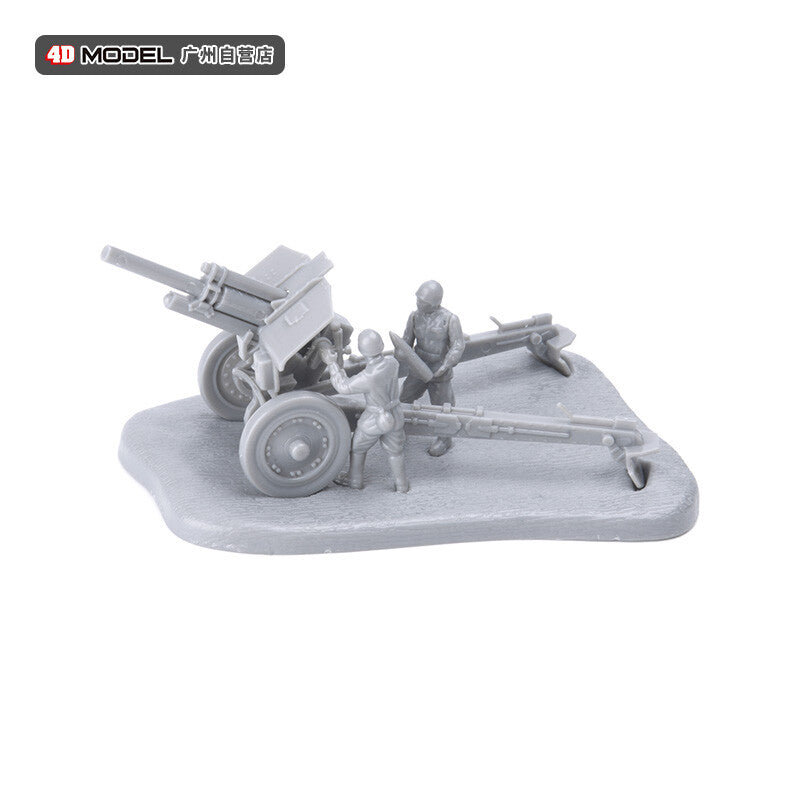 1/72 WWII M1938 Soviet M30 Howitzer Model Military Assembly Model