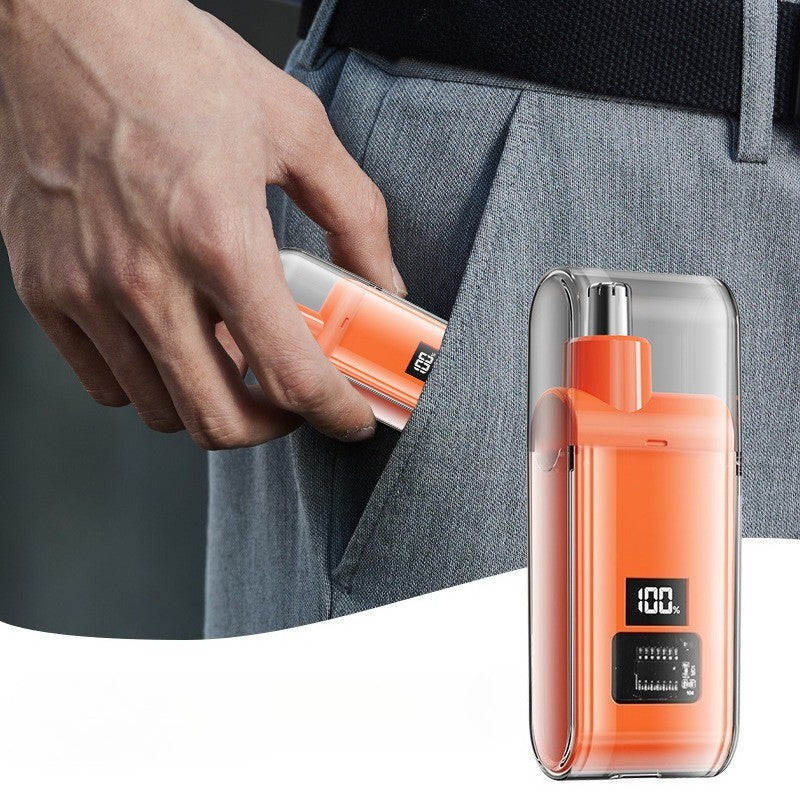 Ear and Nose Hair Trimmer with LED Display USB Rechargeable Water Resistant