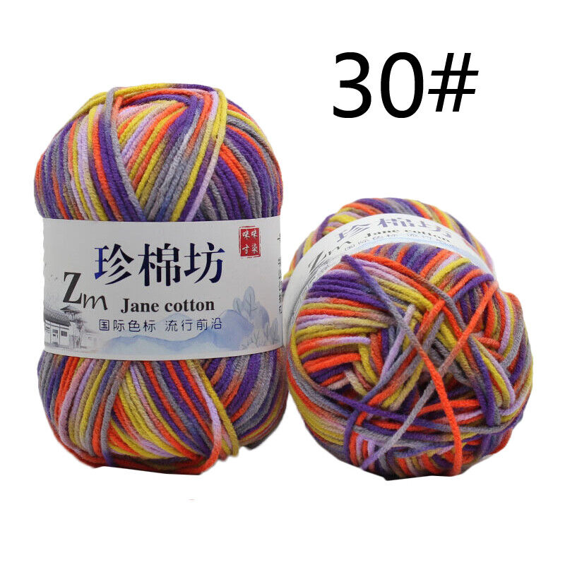 Hot Sale 50g Soft Crochet Yarn DIY Hand Milk Baby Cotton Knitting Wool Yarn