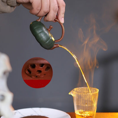 100ml Tea Pot Real Yixing Zisha Clay Full Handmade Kungfu Teapot Loop Handle New