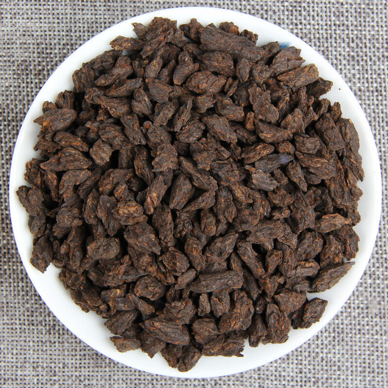 Old Fossil Pu-erh Tea Nuggets Yunnan Pu'er Tea Ripe Glutinous Rice Flavor 500g