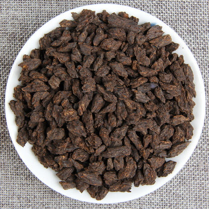 Old Fossil Pu-erh Tea Nuggets Yunnan Pu'er Tea Ripe Glutinous Rice Flavor 500g