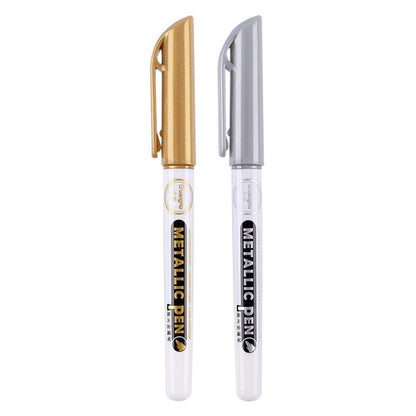 6Pack 0.7mm EF Tip Epoxy Resin Acrylic Paint Highlight Pen Metallic Marker
