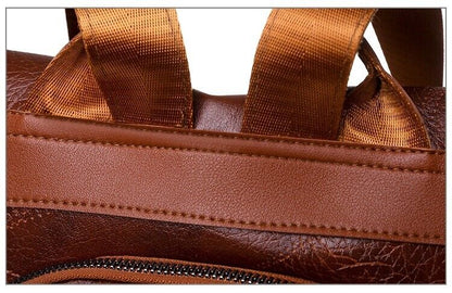 Women's Ladies Leather Backpack Anti-theft Rucksack Girl's Travel Shoulder Bag