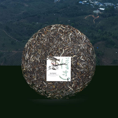 2022 Haiwan Sheng Puer Tea Dong Guo Village Ancient Tree Raw Pu-erh Tea 500g