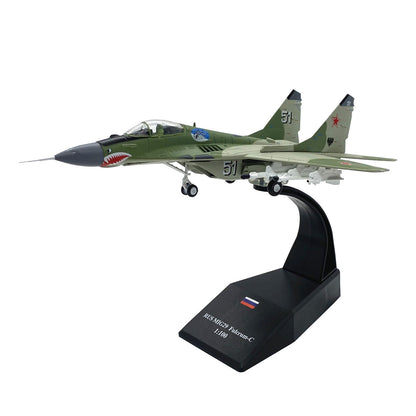 1:100 Russian Mig29 Fighter Mig29 Aircraft Model Alloy Decoration