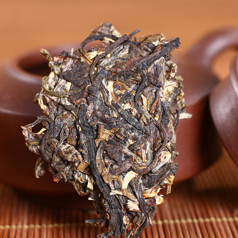 2013 Qiaomu Puerh Tea Age-Fermeted Cake Tea Haiwan Puer Five Star Arbor Tea 357g