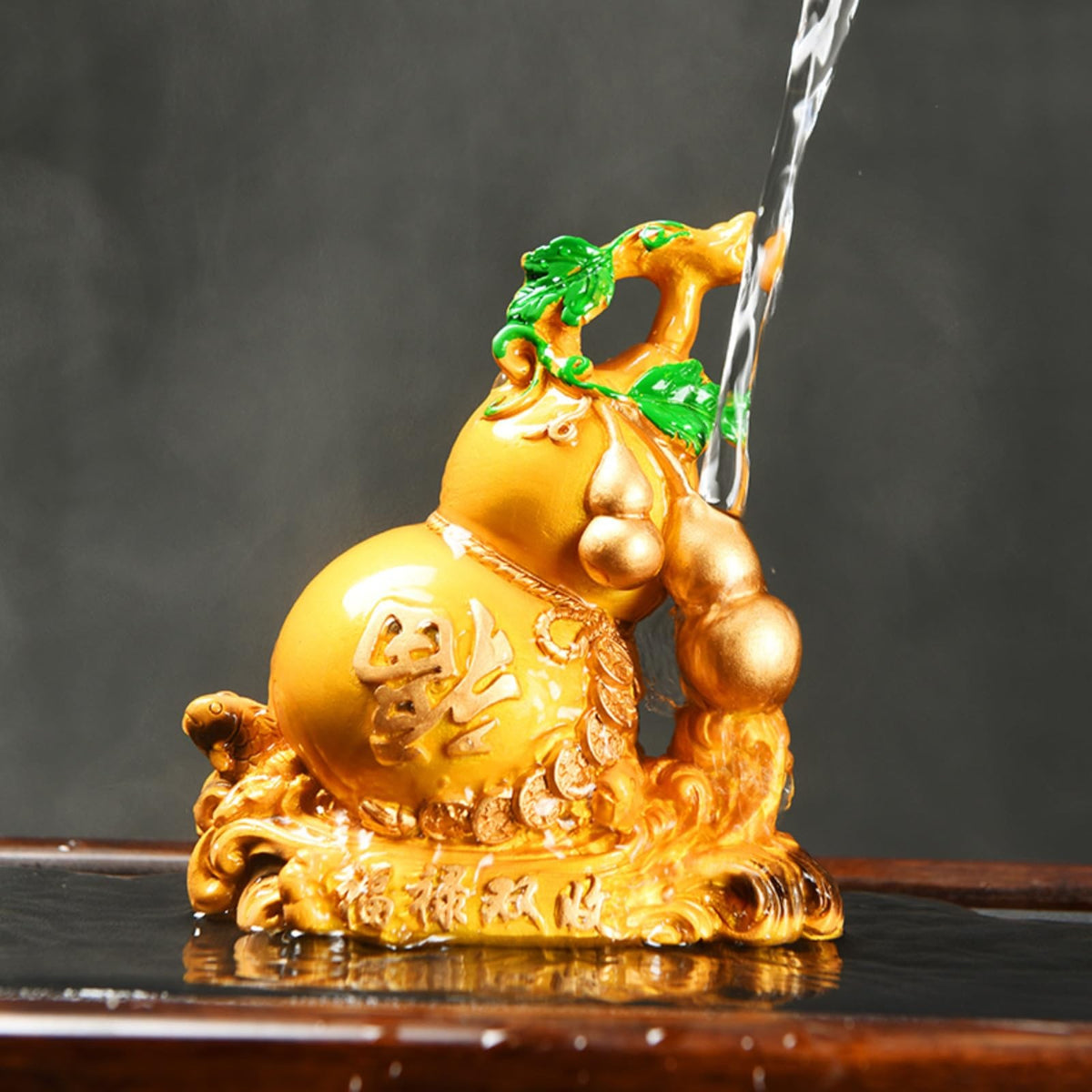 Resin Color Changing Gourd Tea Pet 11.2cm Kung Fu Tea Tray Accessories Tea Play