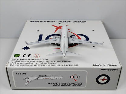Panda Model Royal Australian Air Force FOR BOEING B737-700 A36-001 1:400 Model