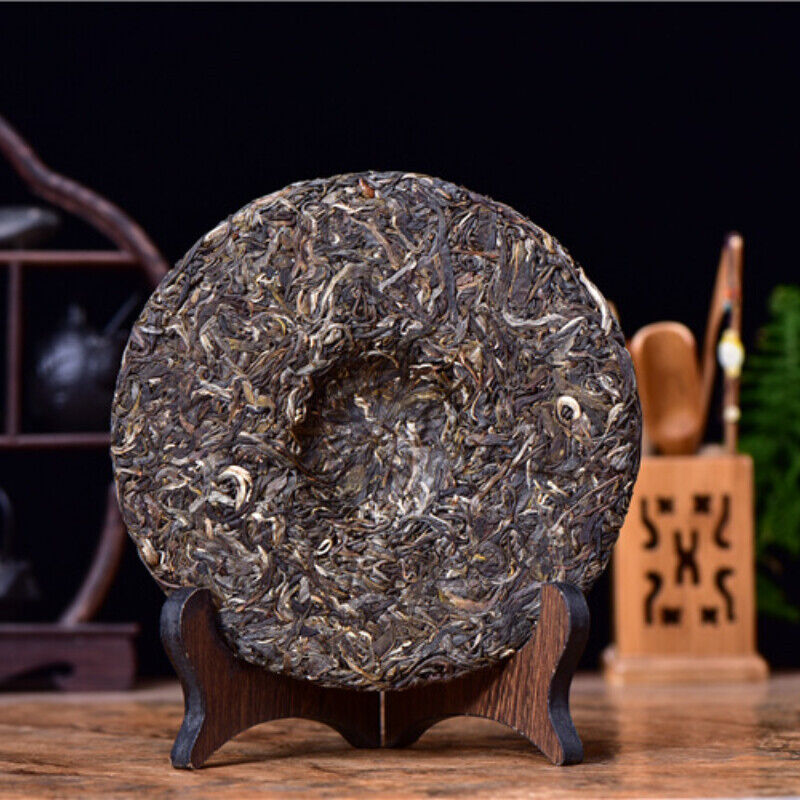 357g Yunnan Big Tree Pu'er Cha Tea Cake Natural Green Tea 2017 Spring Pu-Erh Tea