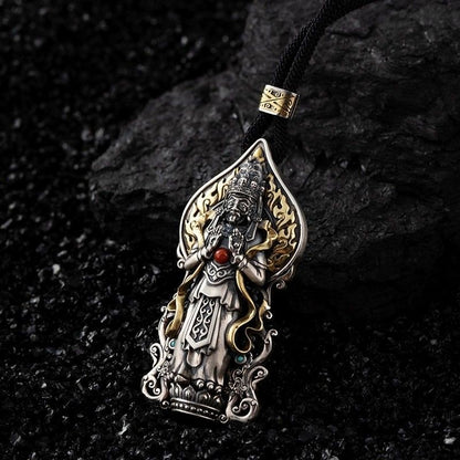 Handmade Pendant Necklace Unisex Jewelry Karma Amulet Spiritual Rebirth Symbol