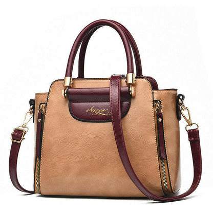 New Women's PU Leather Bag Tote Purse Shoulder Messenger Satchel Handbag