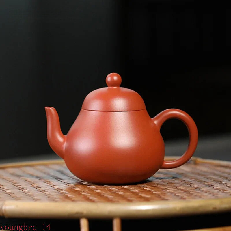 Yixing Purple Clay Teapots Handmade Pear-shaped Small Capacity Tea Pot Chinese