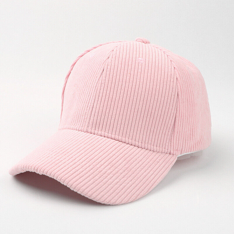 Unisex Corduroy Baseball Cap Snapback Hat Trucker Hat Peaked Cap Adjustable*US