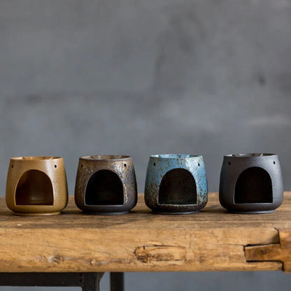Ceramic Teapot Tea Warmer Stove Tea Ceremony Set