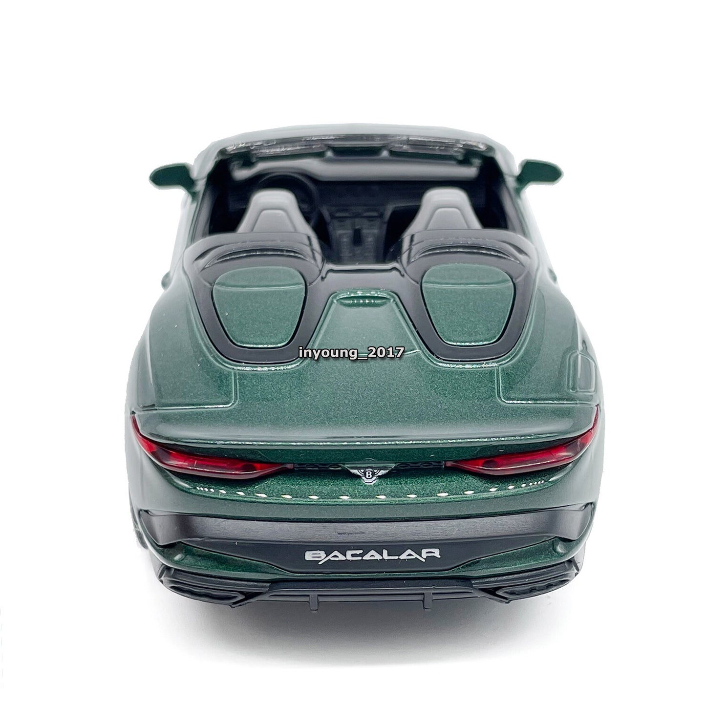 1/32 Bentley Mulliner Bacalar Model Car Alloy Diecast Toy Cars Doors Open Green