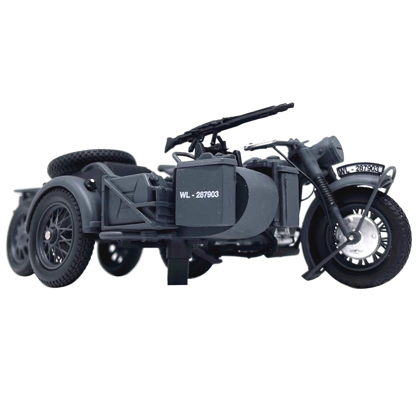 1/24 Scale WWII German Army For BMW R75 1939-1945 Motorcycle Finished Model Toy